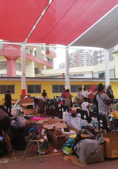 Donación de ropa en momentos de crisis